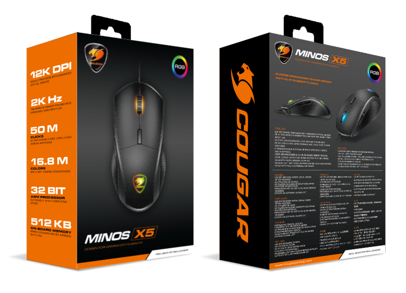 Cougar Moucr-Minos-X5 Minos X5 gaming mouse 