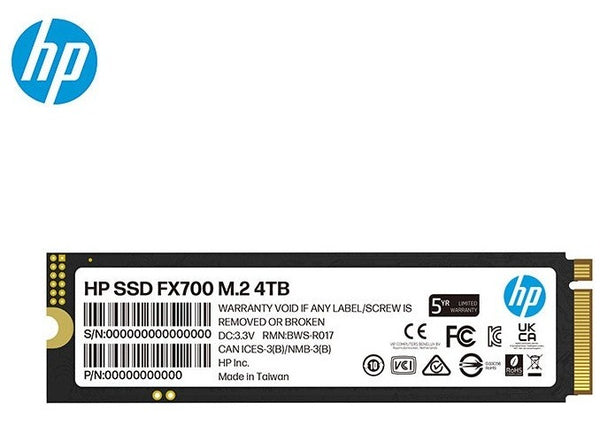 HP 4TB FX700 PCIe Gen 4x4 M.2 SSD