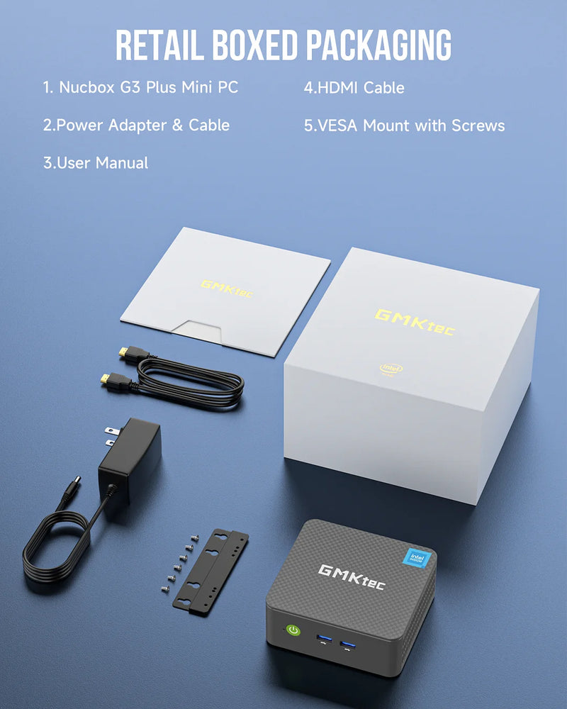 GMKtec NucBox G3 PLUS (16G+1T SYSTEM) Mini PC (Intel Processor N150 / GMKtec NucBox G3 PLUS (16G+1T SYSTEM) Mini PC (Intel Processor N150 /