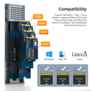 Maiwo MA-K1689/Y USB 3.2 Gen 2 10Gbps NVMe SSD Enclosure (M.2 NVMe/SATA)