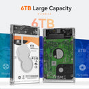 Maiwo MA-K2510 2.5" SATA HDD/SSD Enclosure USB3.2 GEN1 Type C (透明)