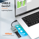 Maiwo MA-1696P USB3.2 Gen2 10Gbps Type C to M.2 NVMe SSD Docking