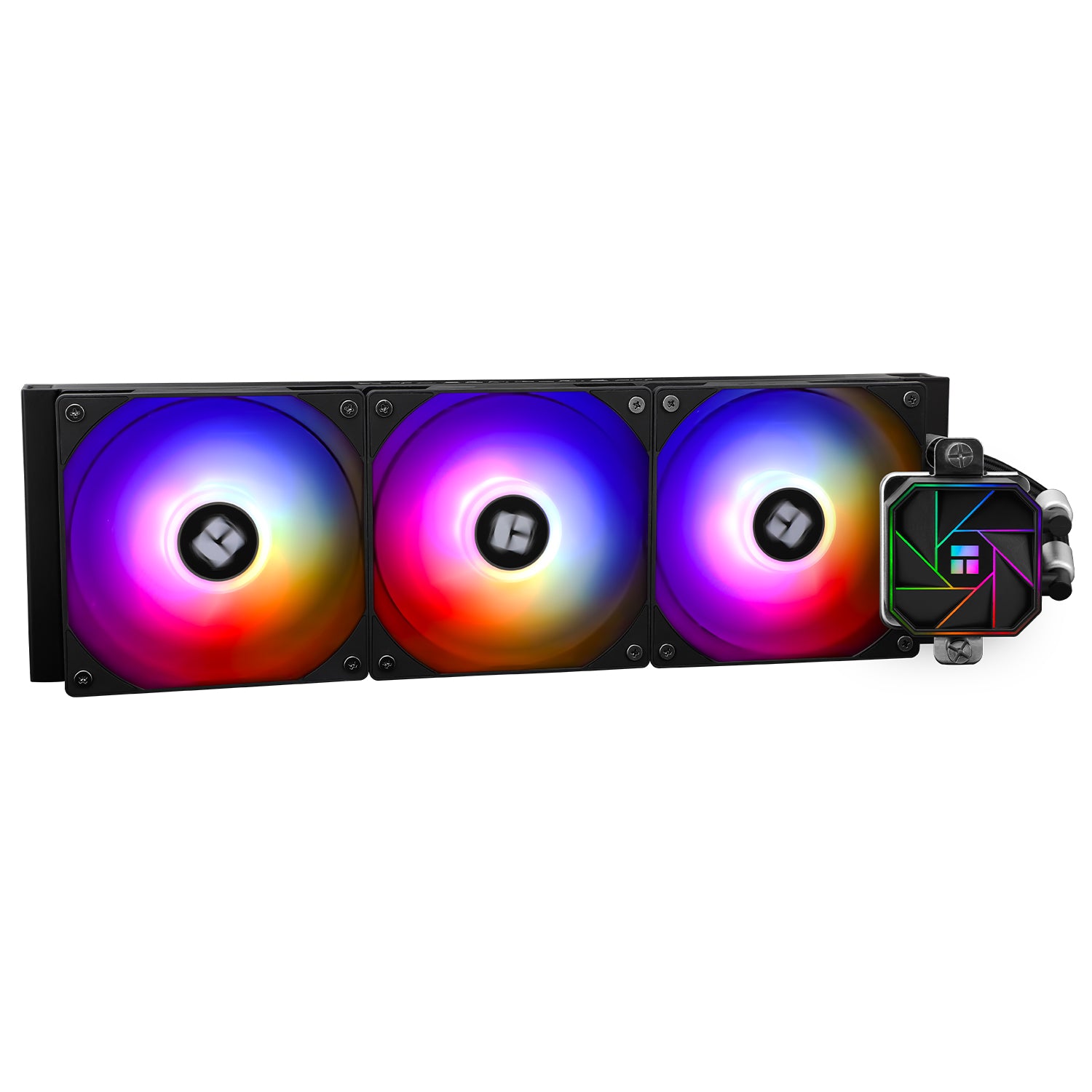 Back Peripherals Thermalright Aqua Elite 360 BLACK Black ARGB V3 360mm Liquid CPU Coo