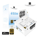 Thermalright 650W KG650 White 白色 Gold,ATX 3.1,Full Modular Power Supply (TR-KG650-WH)