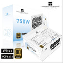 Thermalright 750W KG750 White 白色 PCIE 5.1 ATX 3.1 80Plus Gold Full Modular Power Supply (TR-KG750-W)