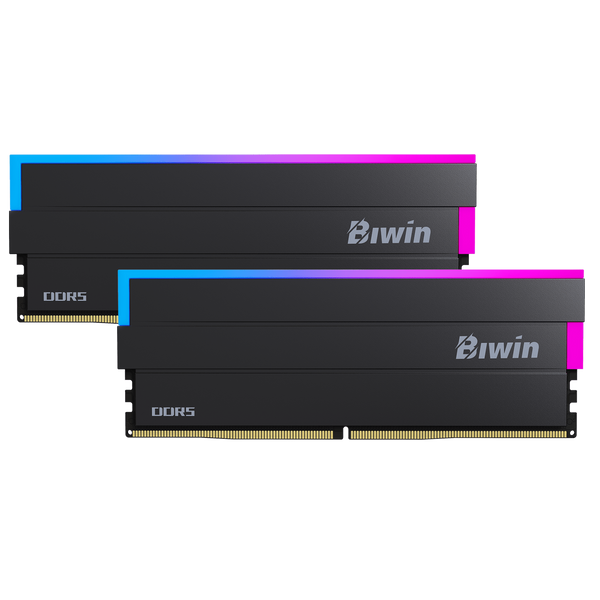 Biwin 32GB Kit (2x16GB) Black Opal DW100 B5DW100326030ER2G-CB001 RGB Black 黑色 DDR5 6000Mhz CL30 Memory (RM-BD5D32E)