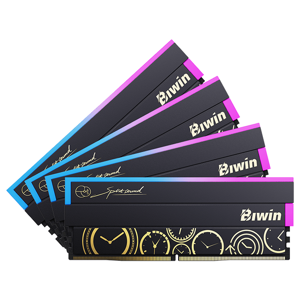 Biwin 192GB Kit (4x48GB) Black Opal DW100 RGB OCBXL59260DW1-Q28FB OC Lab Gold Edition DDR5 6000Mhz CL28 Memory (RM-BD5D92B)
