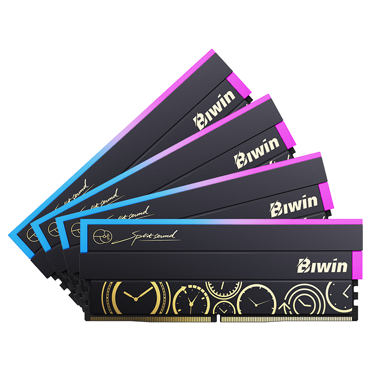 Biwin 192GB Kit (4x48GB) Black Opal DW100 RGB OCBXL59260DW1-Q28FB OC Lab Gold Edition DDR5 6000Mhz CL28 Memory (RM-BD5D92B)