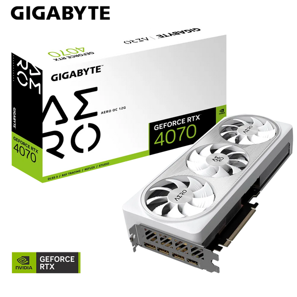 GIGABYTE RTX 4070 AERO OC 12GB GDDR6X GV-N4070AERO OC-12GD