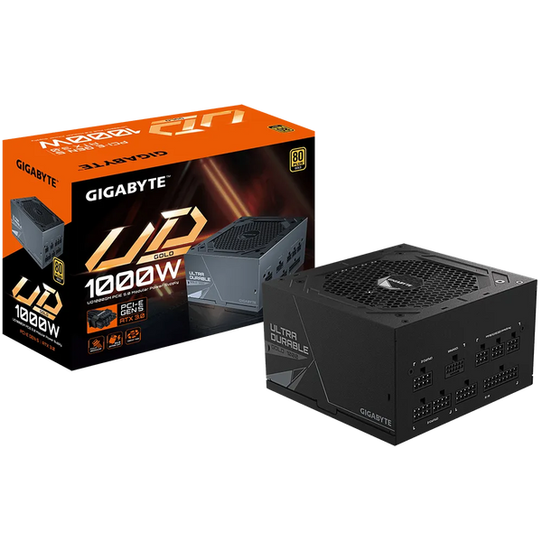 GIGABYTE 1000W ULTRA DURABLE UD1000GM PG5 2.0 ATX3.0 PCIE 5.0 80Plus Gold Full Modular Power Supply (GP-UD1000GM PG5 rev 2.0) 