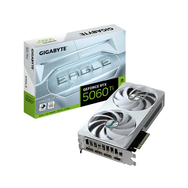 GIGABYTE GeForce RTX 5060 Ti EAGLE ICE OC 16GB GDDR7 GV-N506TEAGLE OC ICE-16GD