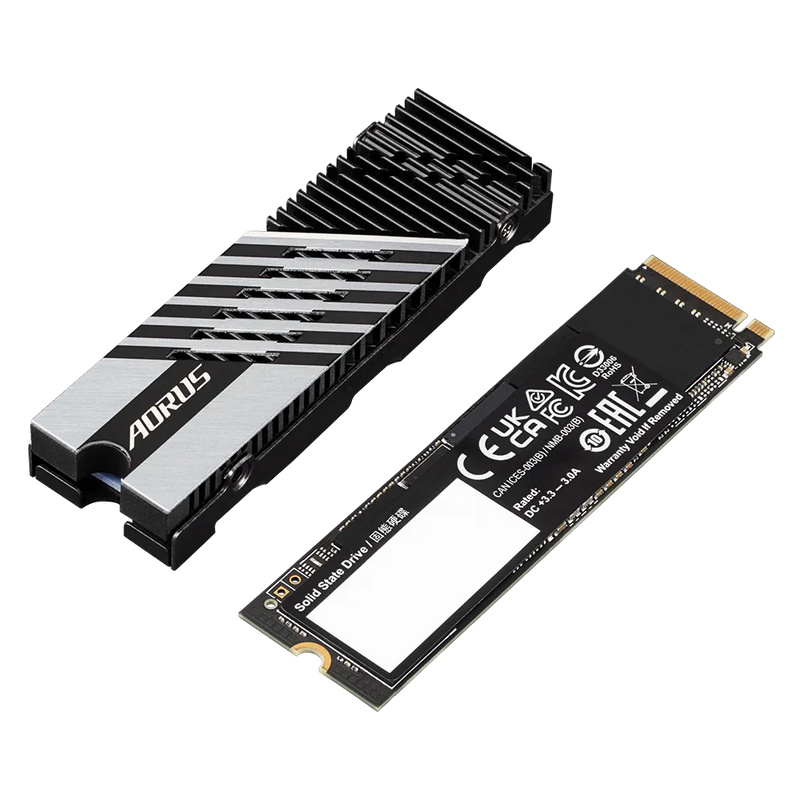 GIGABYTE 2TB AORUS Gen4 7300 w/Heatsink GP-AG4732TB M.2 2280 PCIe Gen4 x4 SSD