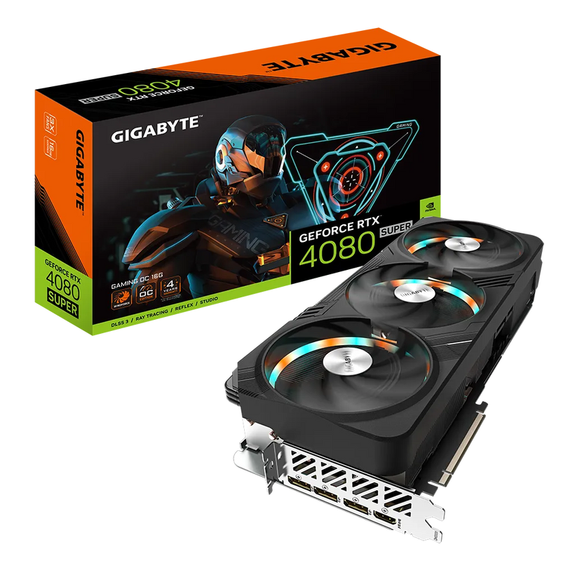 GIGABYTE GeForce RTX 4080 Super GAMING OC 16GB GDDR6X GV-N408SGAMING OC-16GD 