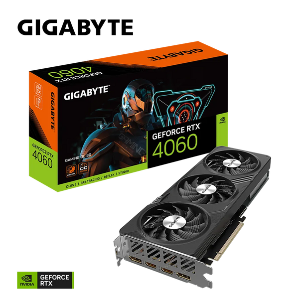 GIGABYTE GeForce RTX 4060 GAMIING OC 8GB GDDR6 GV-N4060GAMING OC-8GD
