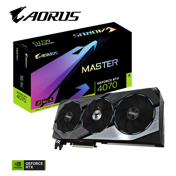GIGABYTE RTX 4070 AORUS MASTER 12GB GDDR6X GV-N4070AORUS M-12GD