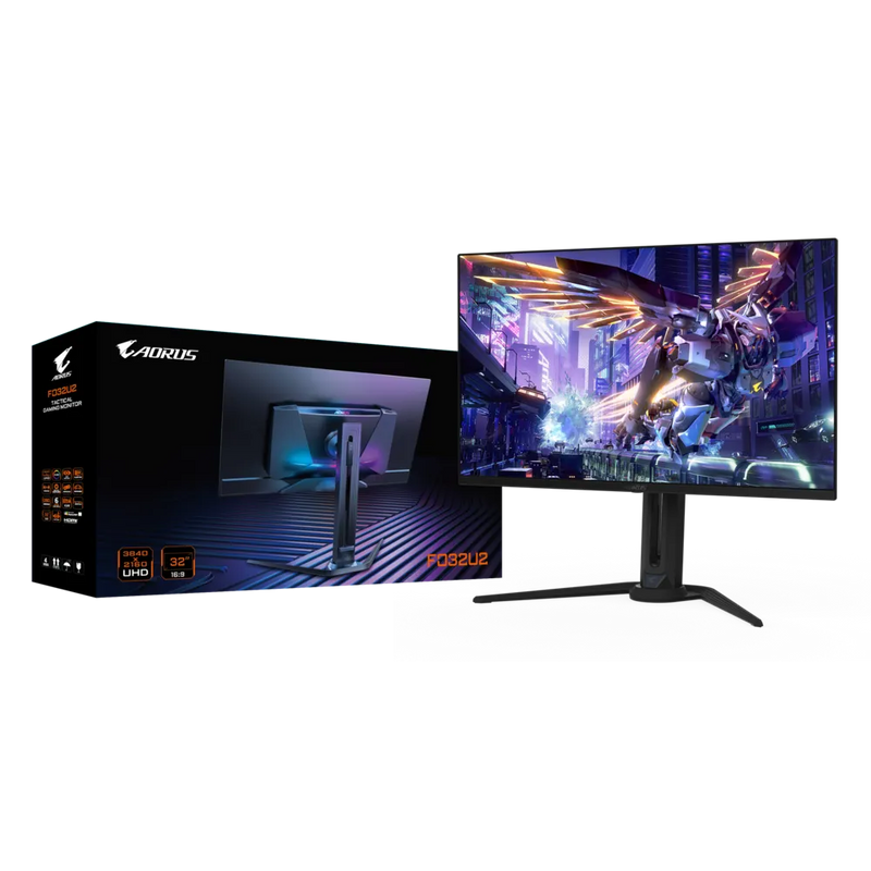 Gigabyte 31.5" FO32U2 240Hz 4K UHD QD-OLED (16:9) Gaming Monitor (HDMI2.1) 