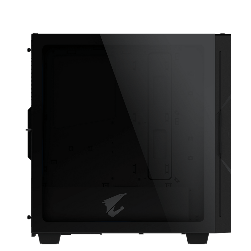 GIGABYTE AORUS C300 Glass RGB Black Black ATX Case GB-AC300G 