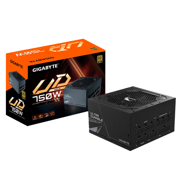 GIGABYTE 750W ULTRA DURABLE UD750GM 80Plus Gold Full Modular Power Supply (GP-UD750GM) 