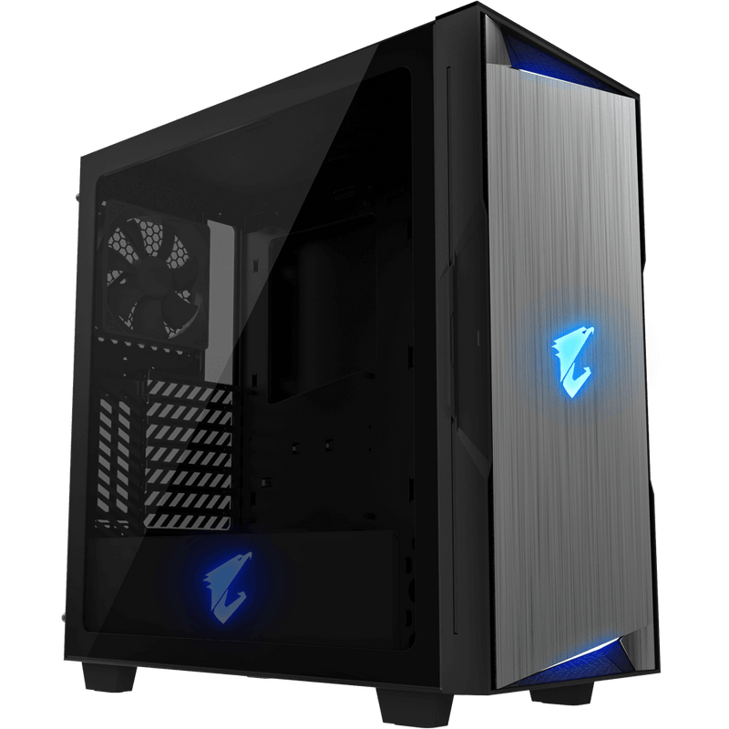 GIGABYTE AORUS C300 Glass RGB Black 黑色 ATX Case GB-AC300G