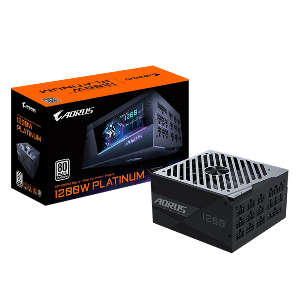 GIGABYTE 1200W AORUS AP1200PM 80Plus Platinum Full Modular Power Supply (GP-AP1200PM) 