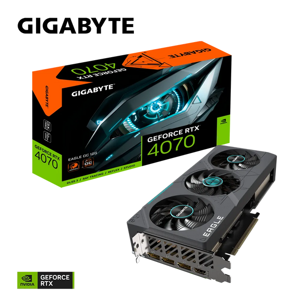 GIGABYTE RTX 4070 EAGLE OC 12GB GDDR6X GV-N4070EAGLE OC-12GD