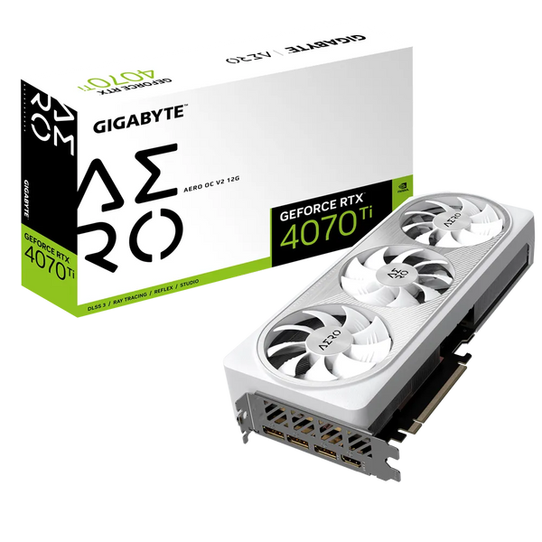 GIGABYTE RTX 4070 Ti AERO OC 12GB GDDR6X GV-N407TAERO OCV2-12GD