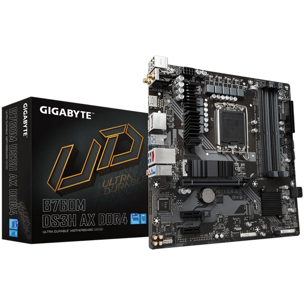 GIGABYTE B760M DS3H AX DDR4,LGA 1700 mATX Motherboard