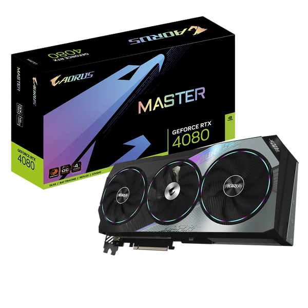GIGABYTE RTX 4080 AORUS MASTER 16GB GDDR6X GV-N4080AORUS M-16GD