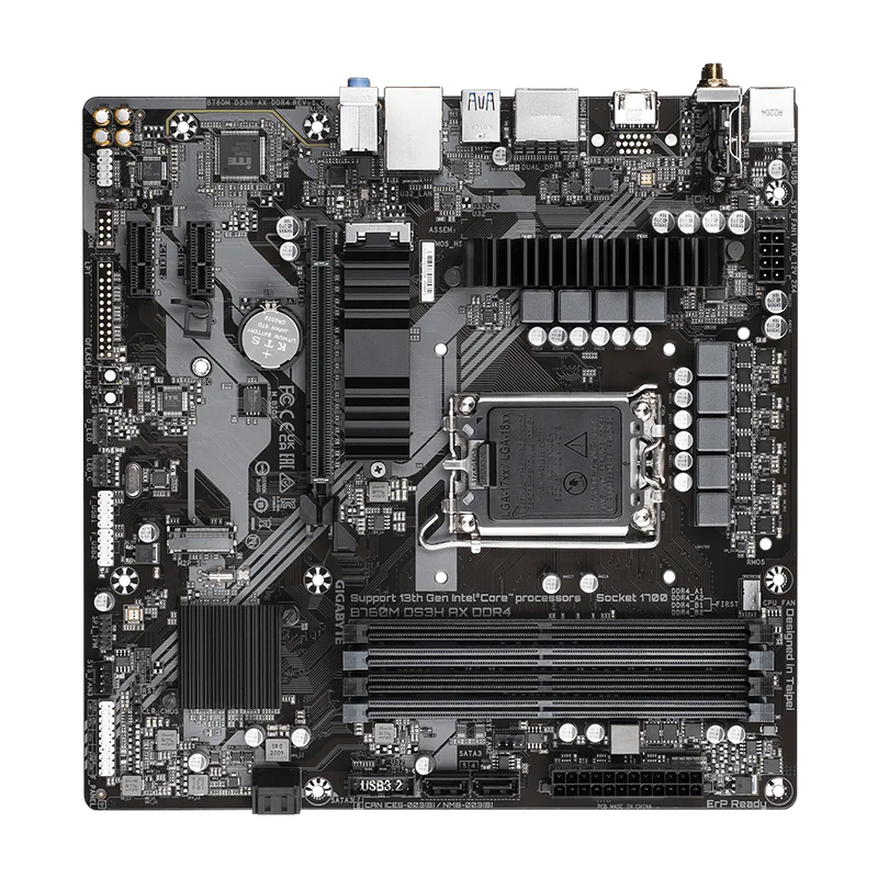 GIGABYTE B760M DS3H AX DDR4,LGA 1700 mATX Motherboard