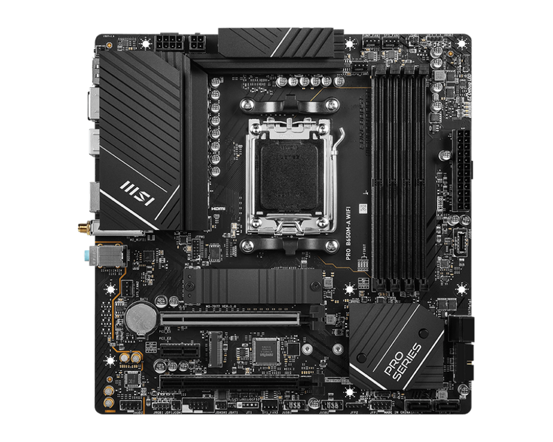 MSI PRO B650M-A WIFI DDR5,Socket AM5 mATX Motherboard