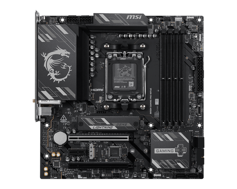 MSI B850M GAMING PRO WIFI6E DDR5,Socket AM5 mATX Motherboard (MB-RB85MPE)
