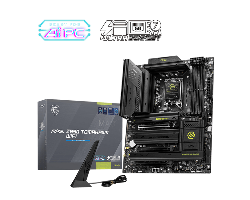 MSI MAG Z890 TOMAHAWK WIFI DDR5,LGA 1851 ATX Motherboard (MB-MZ89TW)
