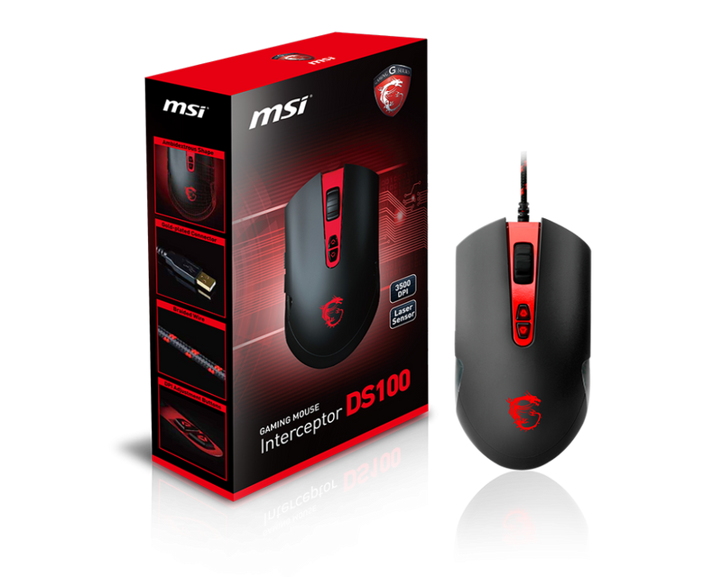 【電腦節搶購貨】MSI INTERCEPTOR DS100 GAMING MOUSE