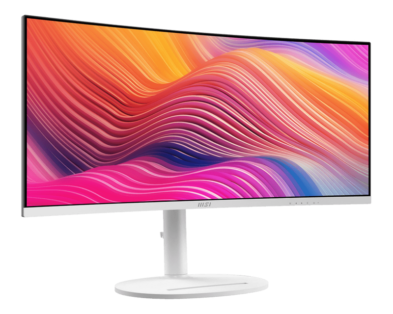 MSI 34" Modern MD342CQPW 120Hz UWQHD 3440x1440 (21:9) VA 白色 曲面顯示器 (w/98W PD) MO-MD34CQW