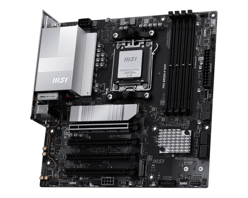 MSI PRO B850M-P WIFI DDR5,Socket AM5 mATX Motherboard (MB-RB85MPW)