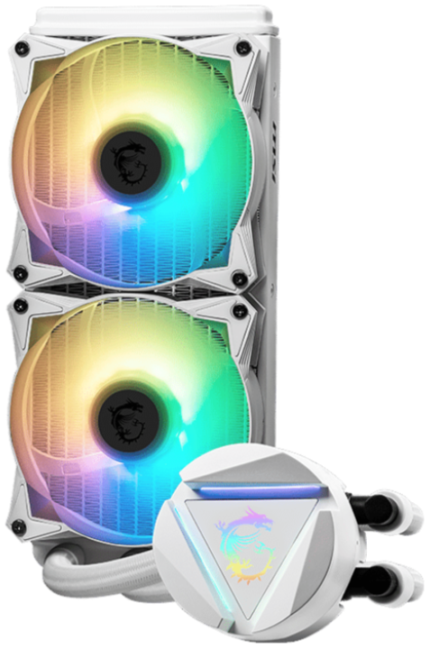 MAG CORELIQUID 240R V2 WHITE ARGB 240mm Liquid CPU Cooler 