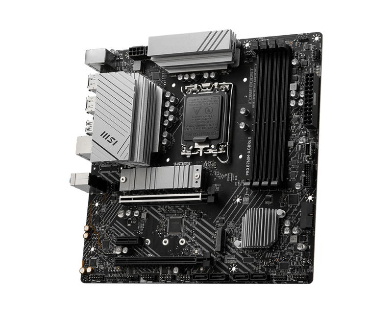 MSI PRO B760M-A DDR4 II ,LGA 1700 mATX Motherboard