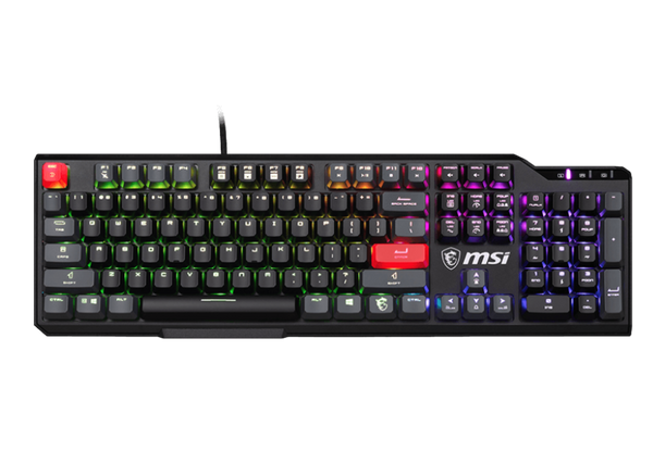 MSI VIGOR GK41 DUSK gaming keyboard (Kailh Red mechanical switches) 