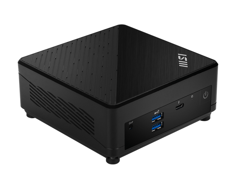 MSI Cubi 5 12M Black Black Mini PC (Intel i7-1255U CPU / 2xDDR4 SODIMM / 1xM.2 SSD / 1x2.5" HDD/SSD / Thunderbolt 4) 