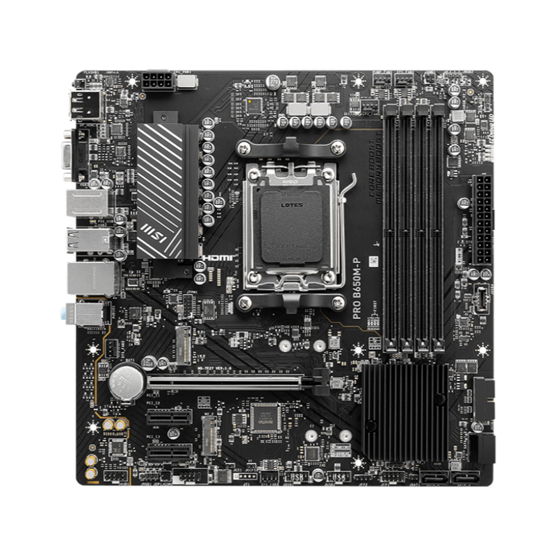 MSI PRO B650M-P DDR5,Socket AM5 mATX Motherboard