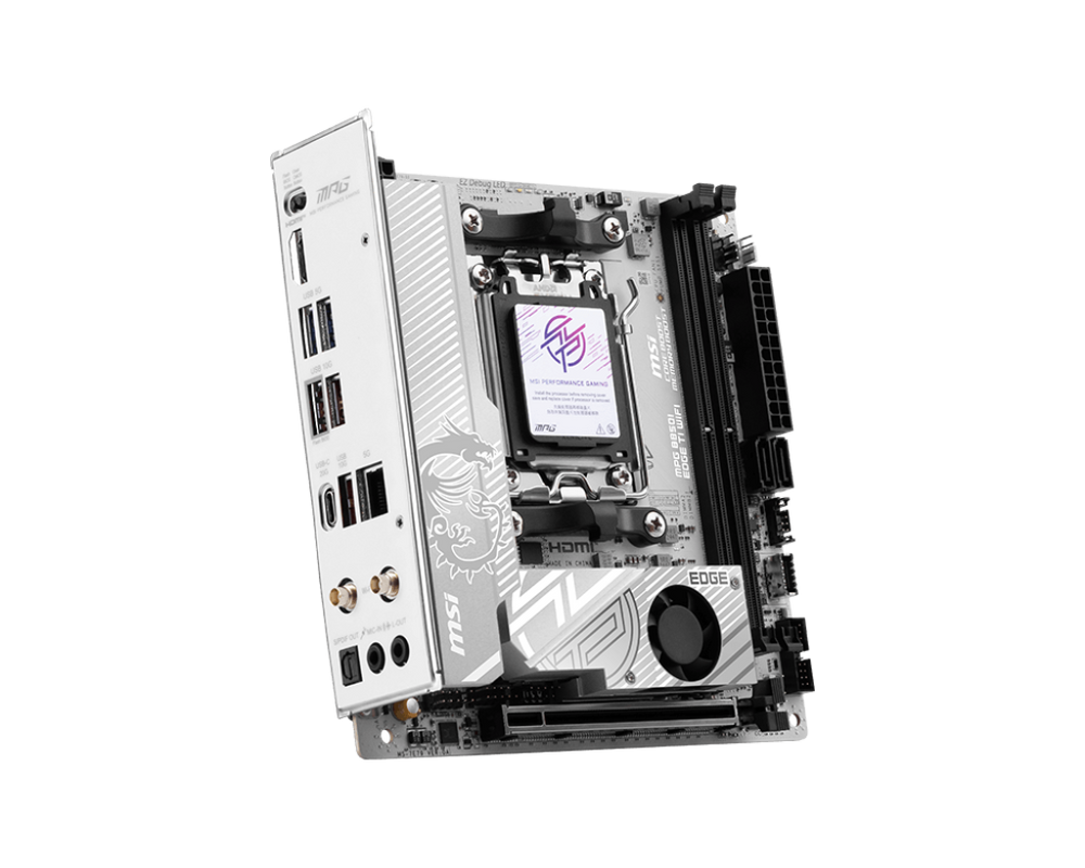 MSI MPG B850I EDGE TI WIFI DDR5,Socket AM5 Mini-ITX Motherboard (MB-RB
