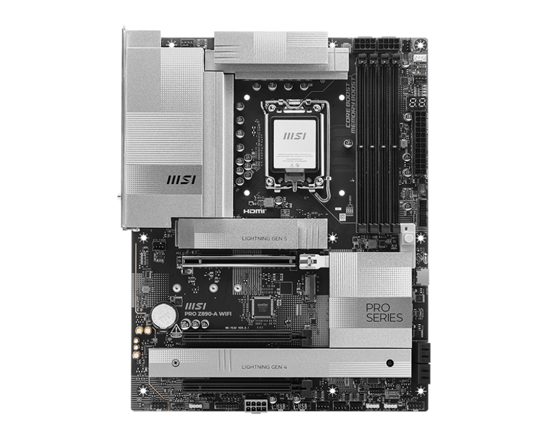 MSI PRO Z890-A WIFI DDR5,LGA 1851 ATX Motherboard (MB-MZ89AW)