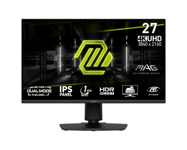 [8月尾到貨] MSI 27" MAG 275UPD E14 4K UHD 雙模式 FHD 288Hz/UHD 144Hz IPS (16:9) 雙模式電競顯示器 MO-MA275UP
