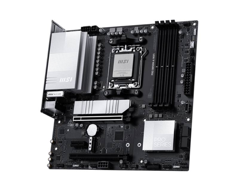 MSI PRO B850M-A WIFI DDR5,Socket AM5 mATX Motherboard (MB-RB85MAW)