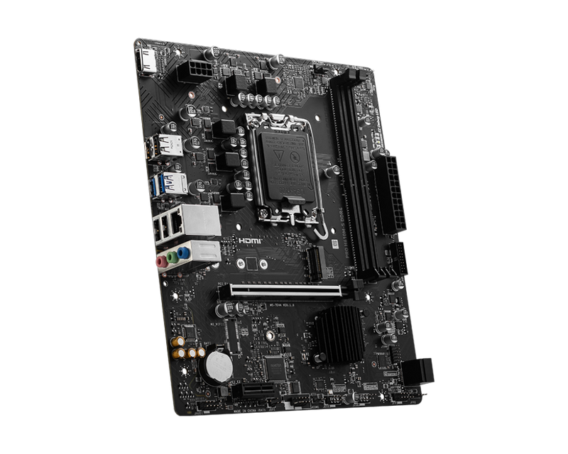 MSI PRO H610M-S DDR4,LGA 1700 mATX Motherboard (MB-MH61MS4)