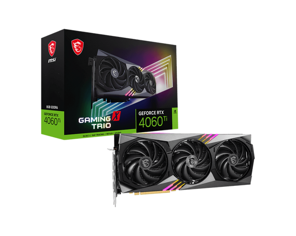 MSI RTX 4060 Ti GAMING X TRIO 8GB GDDDR6 (DI-N406TO8)