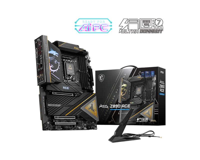 MSI MEG Z890 ACE DDR5,LGA 1851 ATX Motherboard (MB-MZ89AC)