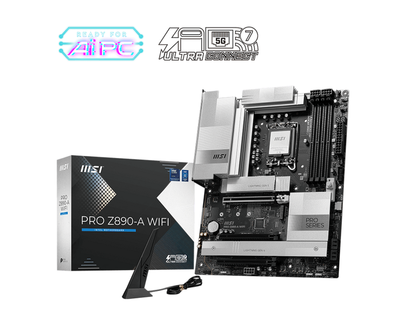 MSI PRO Z890-A WIFI DDR5,LGA 1851 ATX Motherboard (MB-MZ89AW)