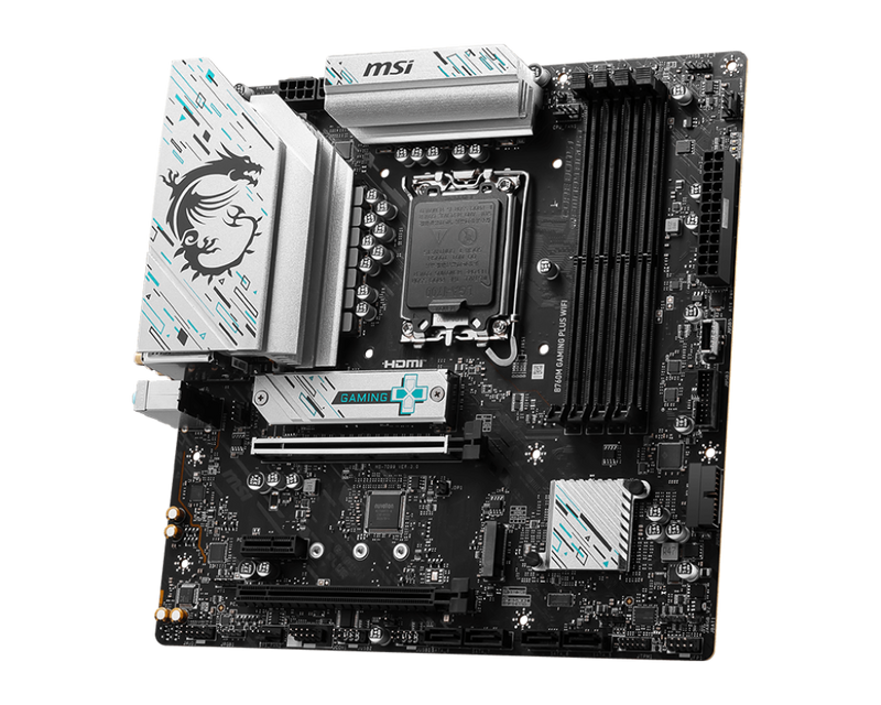 MSI B760M GAMING PLUS WIFI DDR5,LGA 1700 mATX Motherboard (MB-MB76MG+)