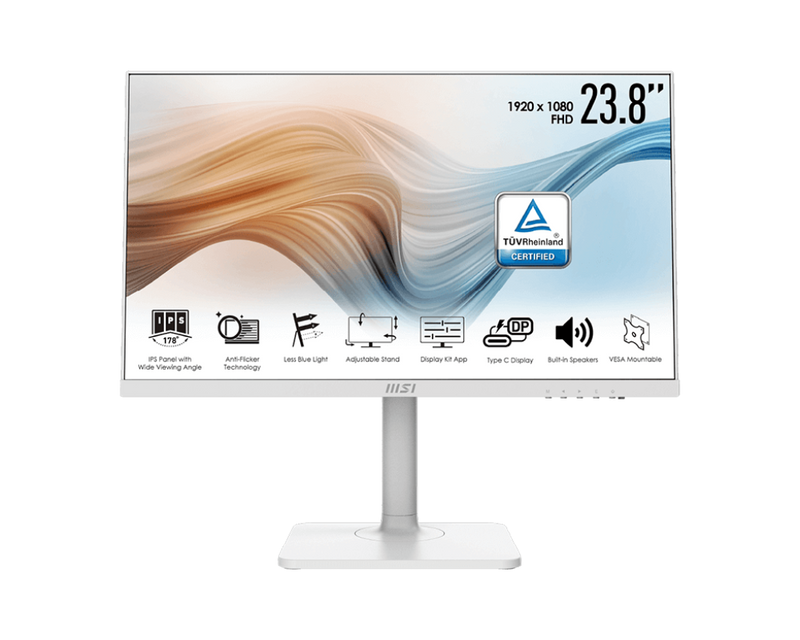 MSI 23.8" Modern MD2412PW 100Hz FHD IPS (16:9) 顯示器(白色) (MO-MD242PW)
